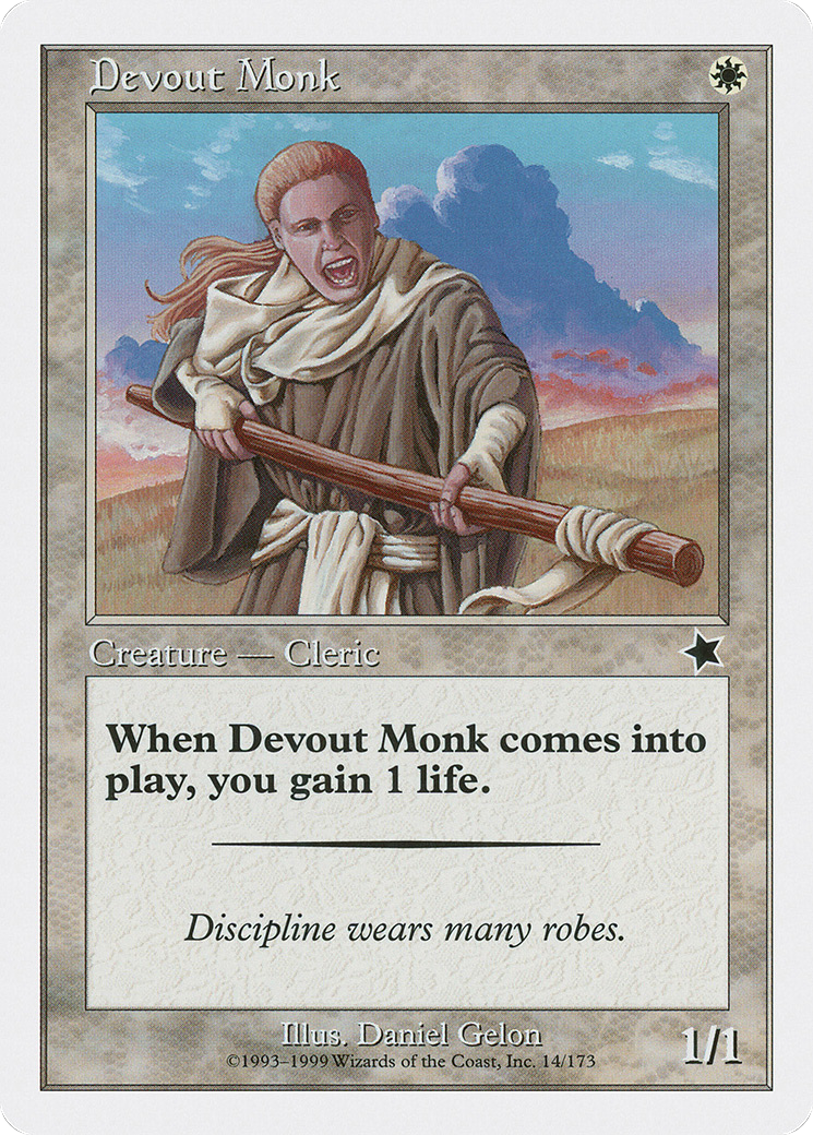 Devout Monk (S99-014) - Starter 1999