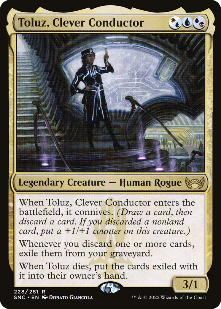 Toluz, Clever Conductor (PPSNC-228P) - Streets of New Capenna Promos