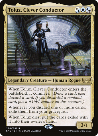 Toluz, Clever Conductor (PPSNC-228P) - Streets of New Capenna Promos