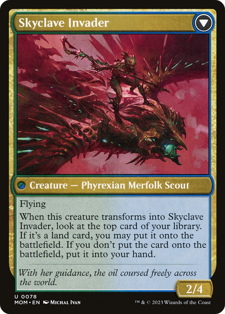 Skyclave Aerialist // Skyclave Invader (MOM-078) - March of the Machine Foil