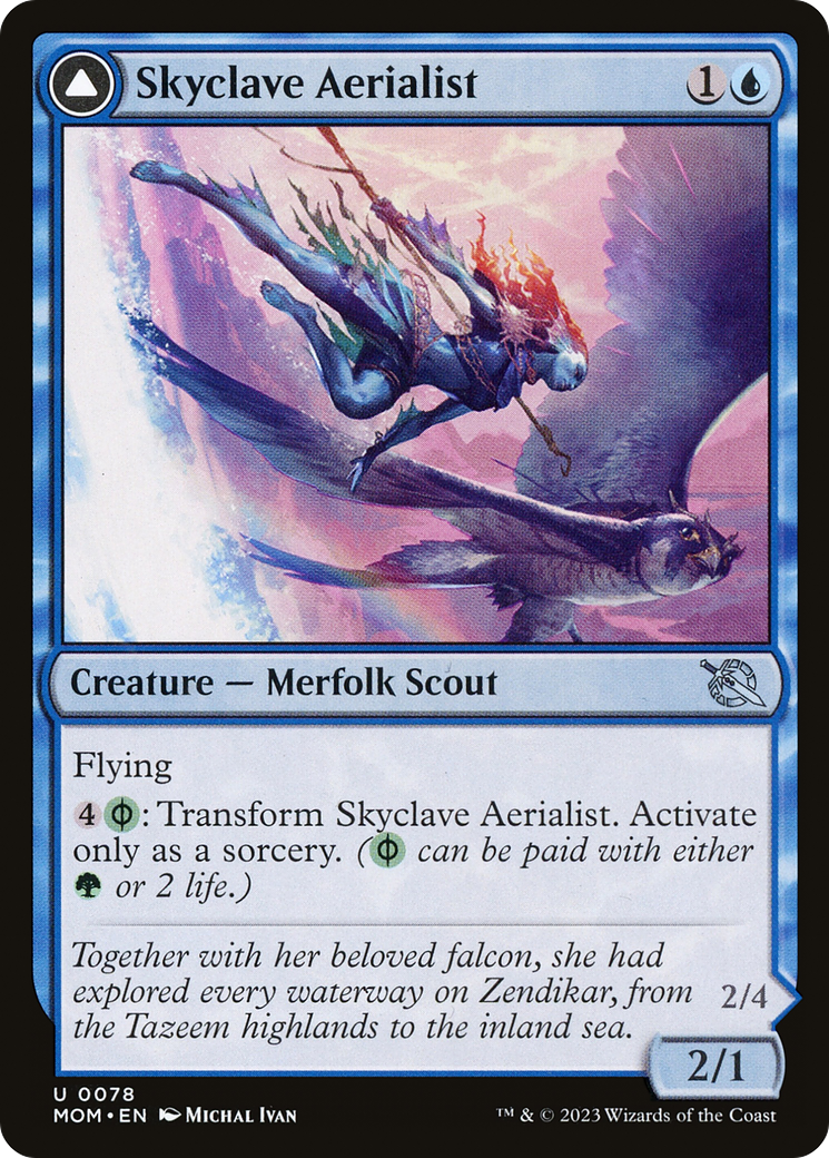Skyclave Aerialist // Skyclave Invader (MOM-078) - March of the Machine Foil