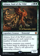 Ashaya, Soul of the Wild (PRE-179) - Zendikar Rising Promos Foil