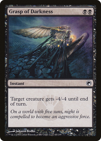 Grasp of Darkness (SOM-065) - Scars of Mirrodin Foil