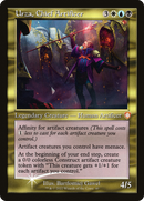 Urza, Chief Artificer (BRC-040) - The Brothers' War Commander Etched Foil