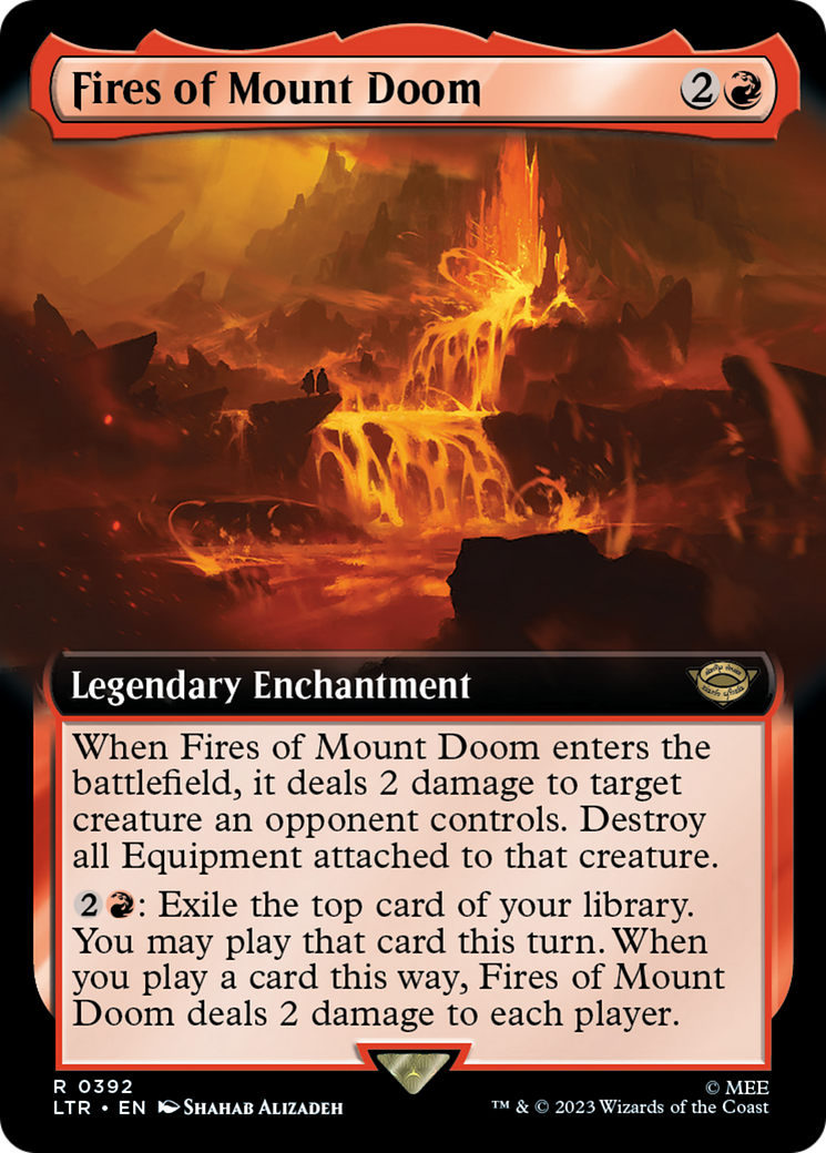 Fires of Mount Doom (LTR-392) - The Lord of the Rings: Tales of Middle-earth: (Extended Art)
