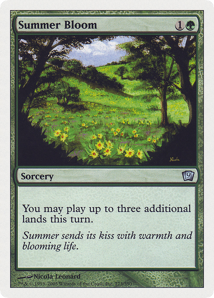 Summer Bloom (9ED-273) - Ninth Edition