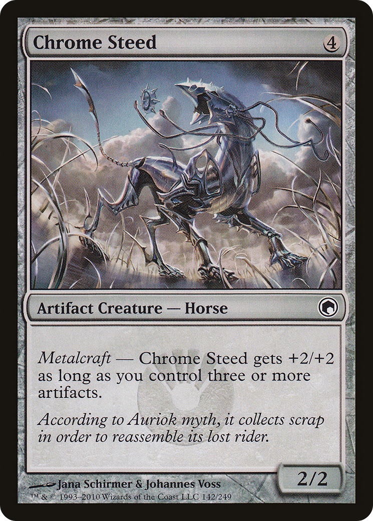 Chrome Steed (SOM-142) - Scars of Mirrodin