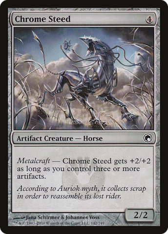 Chrome Steed (SOM-142) - Scars of Mirrodin