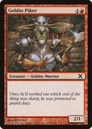 Goblin Piker (10E-209) - Tenth Edition