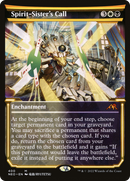 Spirit-Sister's Call (NEO-400) - Kamigawa: Neon Dynasty: (Showcase) Foil