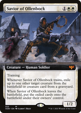 Savior of Ollenbock (VOW-352) - Innistrad: Crimson Vow: (Extended Art)
