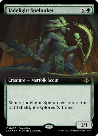 Jadelight Spelunker (BABP-403) - The Lost Caverns of Ixalan: (Extended Art) Foil