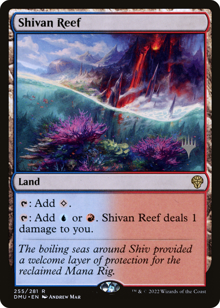 Shivan Reef (PPDMU-255P) - Dominaria United Promos Foil