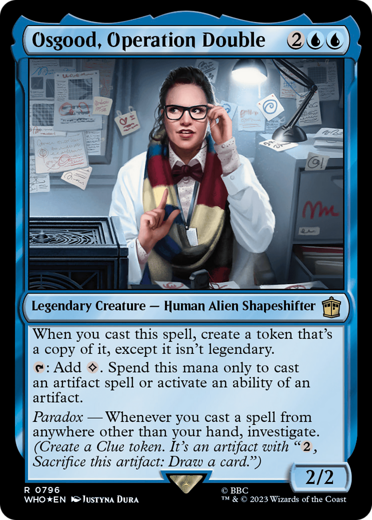 Osgood, Operation Double (WHO-796) - Doctor Who Foil