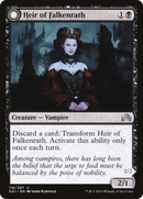 Heir of Falkenrath // Heir to the Night (SOI-116) - Shadows over Innistrad: (Double Faced Transform) Foil