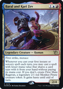 Baral and Kari Zev (PRE-218S) - March of the Machine Promos Foil