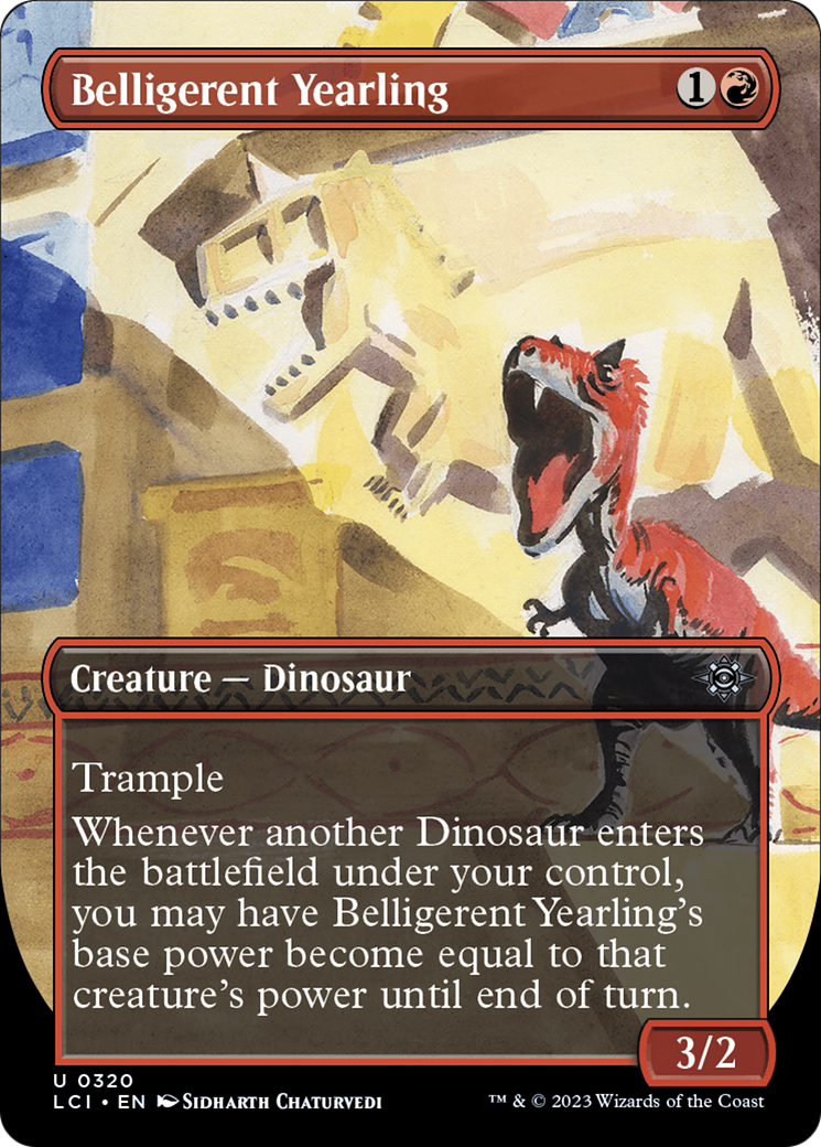Belligerent Yearling (LCI-320) - The Lost Caverns of Ixalan (Borderless)