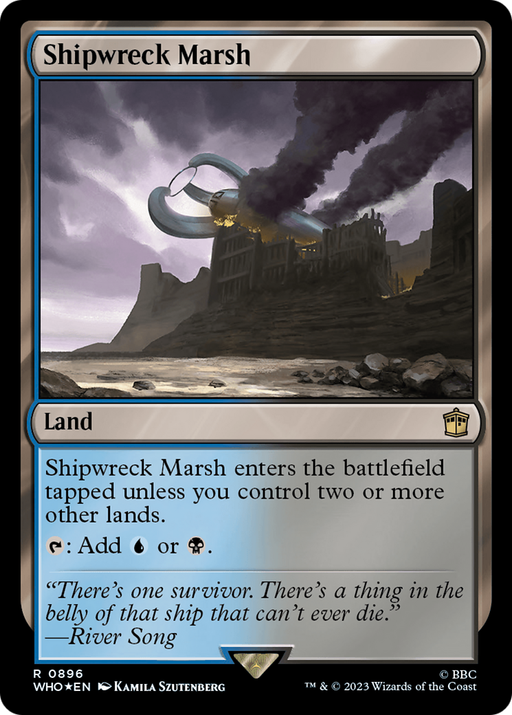 Shipwreck Marsh (WHO-896) - Doctor Who Foil