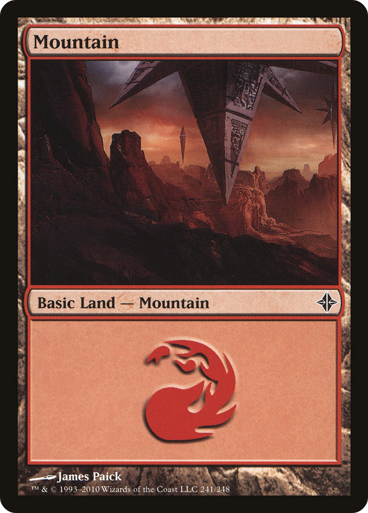 Mountain (ROE-241) - Rise of the Eldrazi Foil