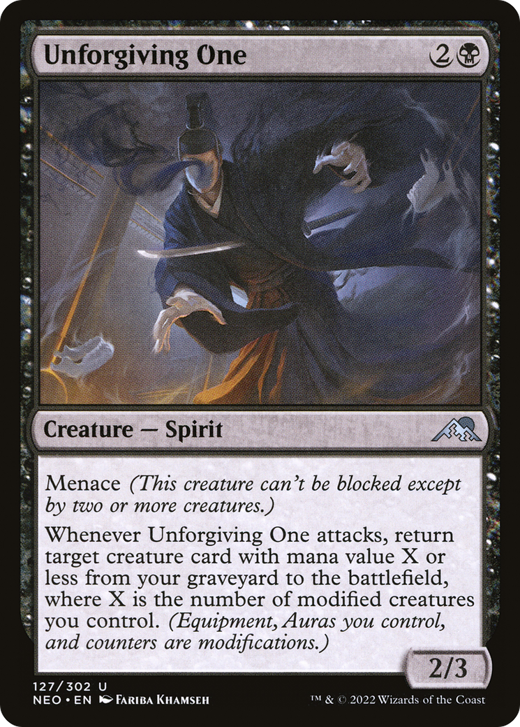 Unforgiving One (NEO-127) - Kamigawa: Neon Dynasty