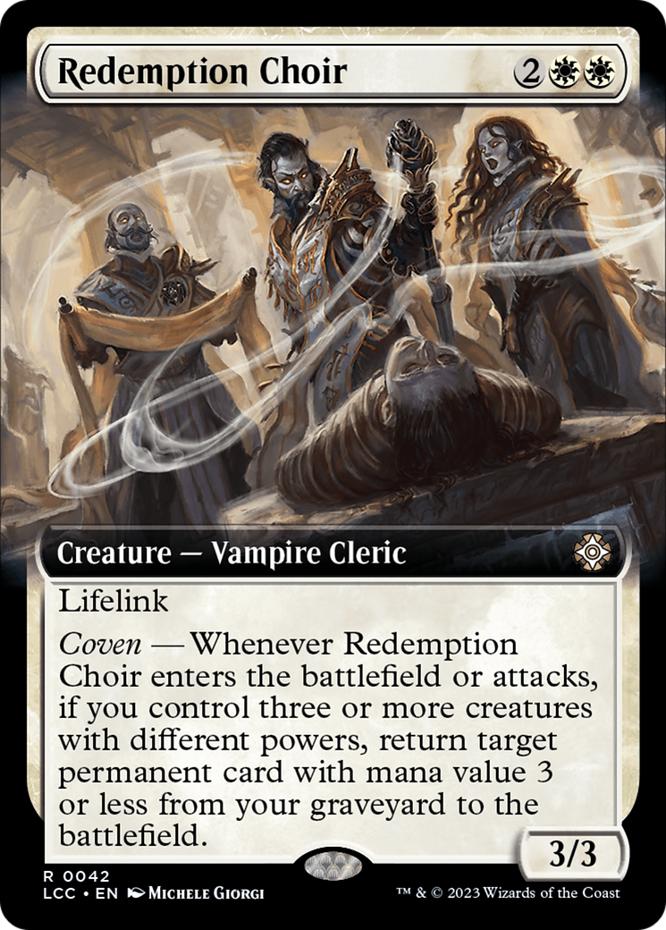 Redemption Choir (LCC-042) - The Lost Caverns of Ixalan Commander: (Extended Art)