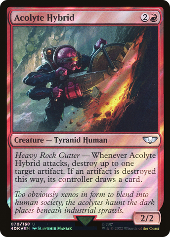 Acolyte Hybrid (40K-70★) - Warhammer 40,000 Commander Foil