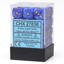 CHX 27836 Vortex 12mm d6 Blue/Gold Block