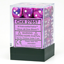 CHX 27857 Festive 12mm d6 Violet/White Block (36)