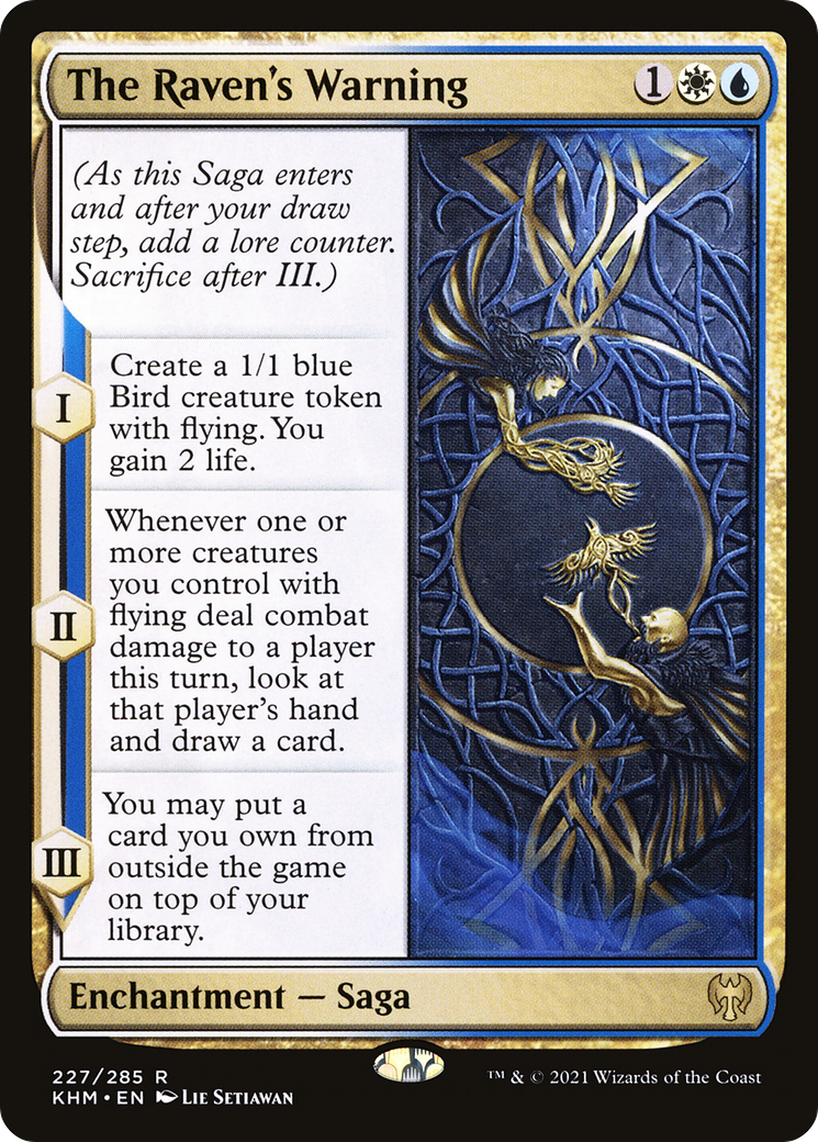 The Raven's Warning (KHM-227) - Kaldheim Foil
