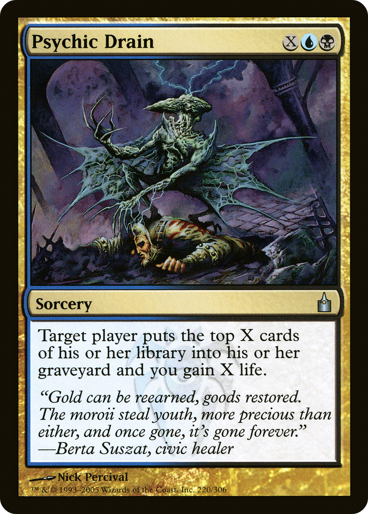 Psychic Drain (RAV-220) - Ravnica: City of Guilds
