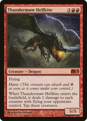 Thundermaw Hellkite (M13-150) - Magic 2013