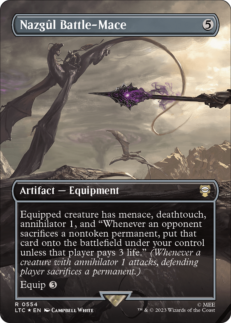 Nazgûl Battle-Mace (LTC-554) - Tales of Middle-earth Commander (Borderless) Foil