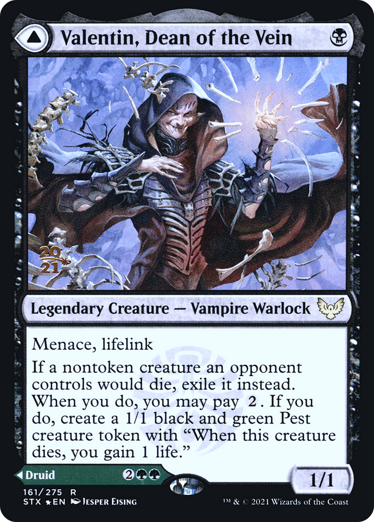 Valentin, Dean of the Vein // Lisette, Dean of the Root (PRE-161) - Strixhaven: School of Mages Promos Foil