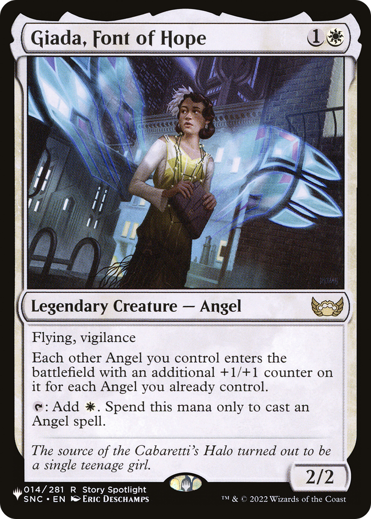 Giada, Font of Hope (LIST-SNC-14) - The List