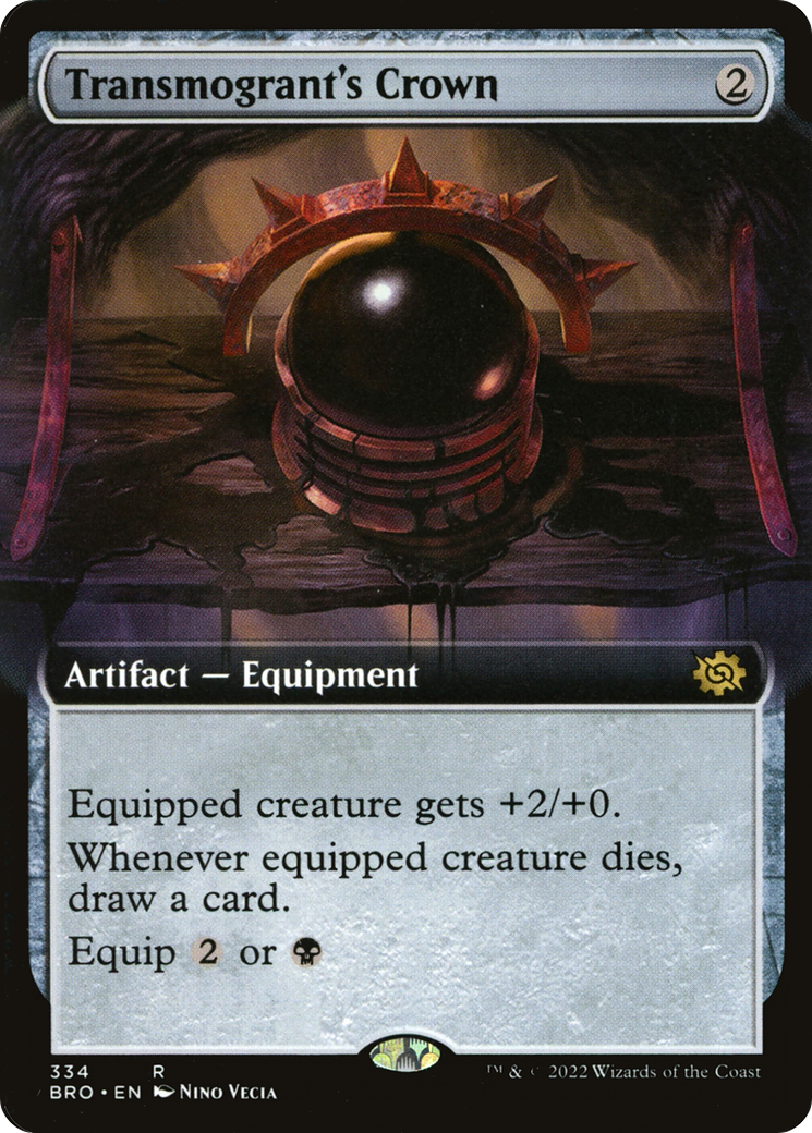 Transmogrant's Crown (BRO-334) - The Brothers' War: (Extended Art)
