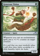Generous Visitor (NEO-185) - Kamigawa: Neon Dynasty Foil