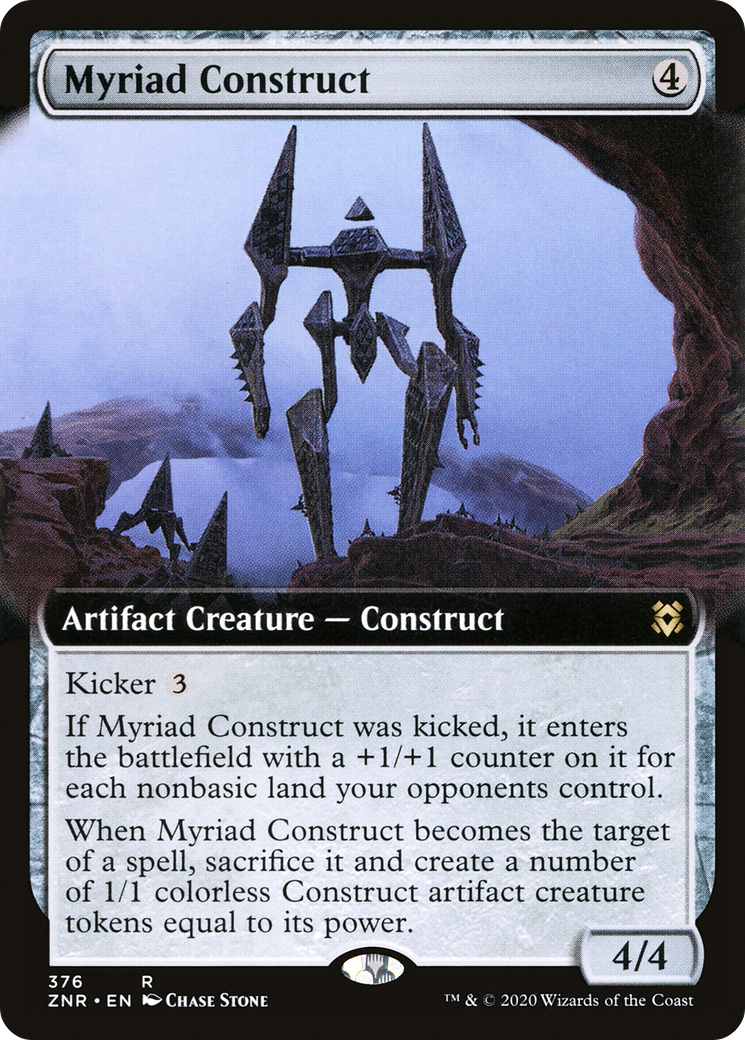 Myriad Construct (ZNR-376) - Zendikar Rising: (Extended Art) Foil