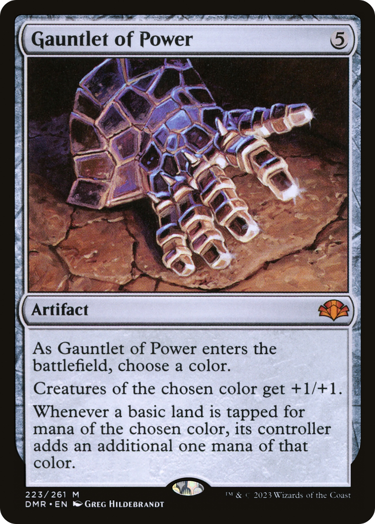 Gauntlet of Power (DMR-223) - Dominaria Remastered