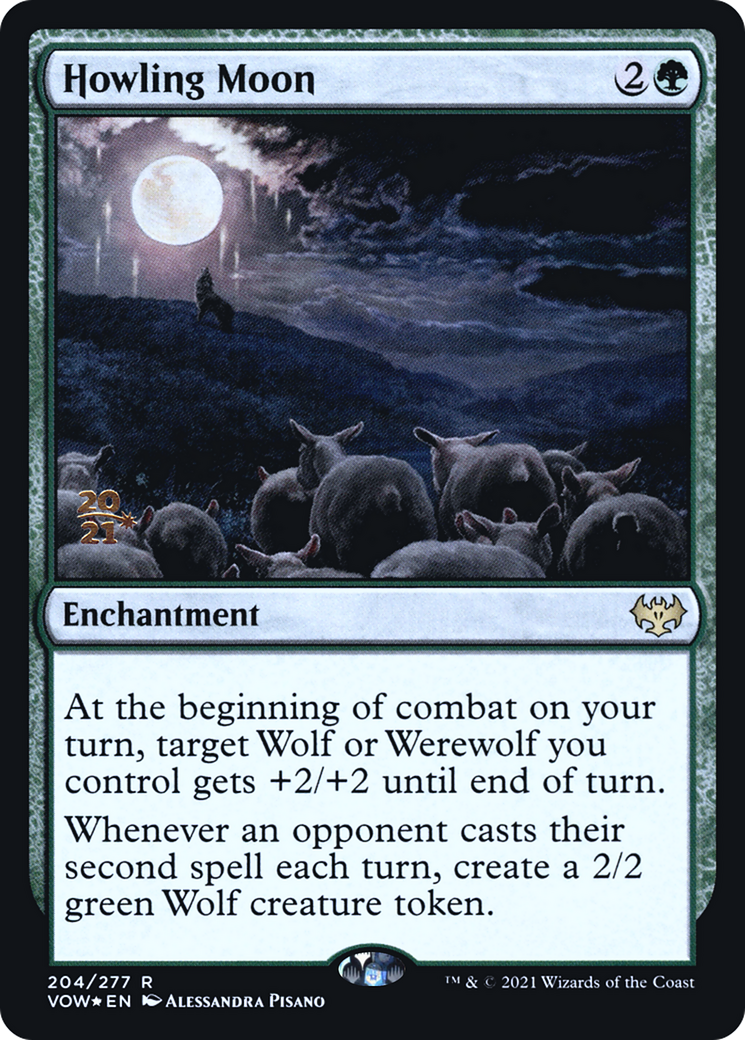 Howling Moon (PRE-204S) - Innistrad: Crimson Vow Promos Foil