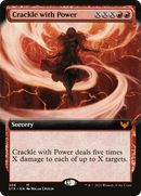 Crackle with Power (STX-308) - Strixhaven: School of Mages: (Extended Art)