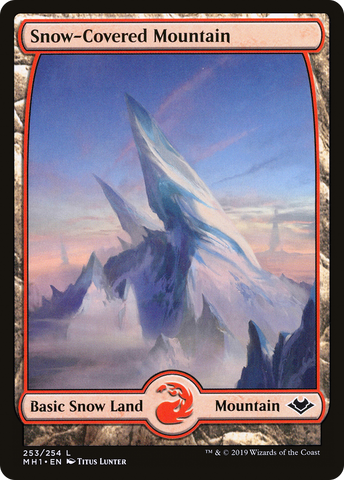 Snow-Covered Mountain (MH1-253) - Modern Horizons Foil