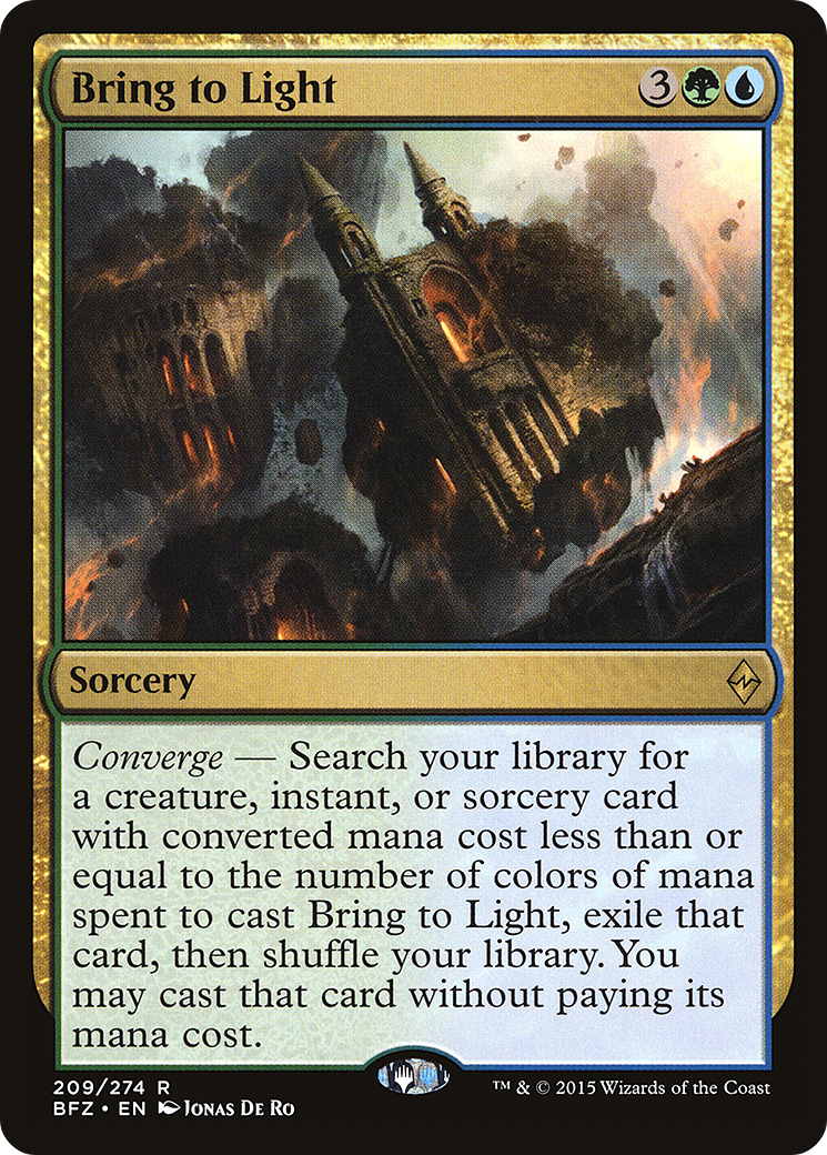 Bring to Light (BFZ-209) - Battle for Zendikar Foil