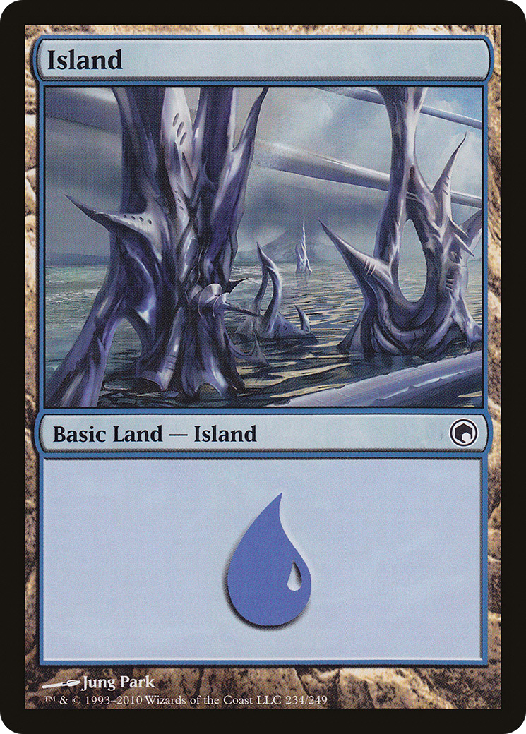 Island (SOM-234) - Scars of Mirrodin Foil