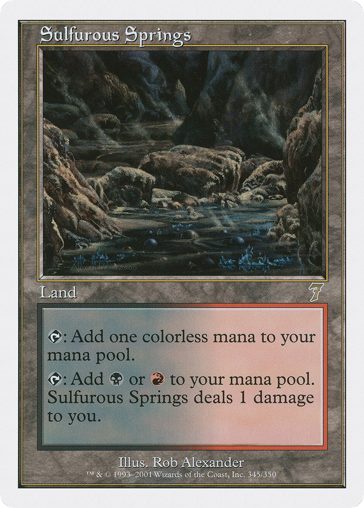 Sulfurous Springs (7ED-345) - Seventh Edition