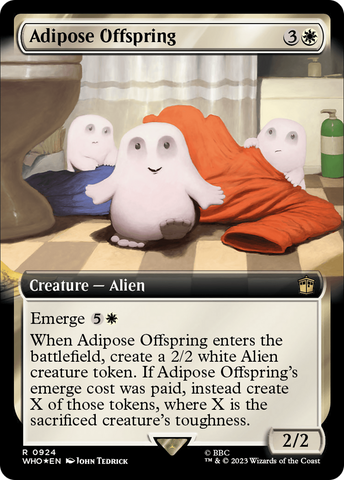 Adipose Offspring (WHO-924) - Doctor Who: (Extended Art) Foil