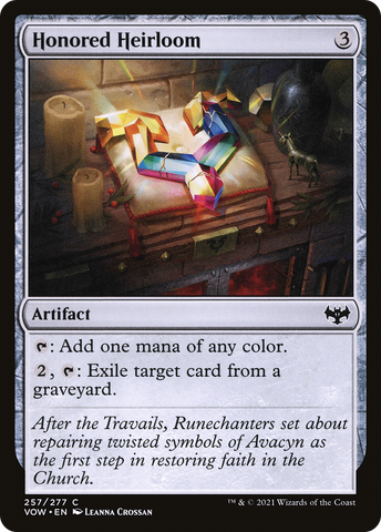 Honored Heirloom (VOW-257) - Innistrad: Crimson Vow Foil