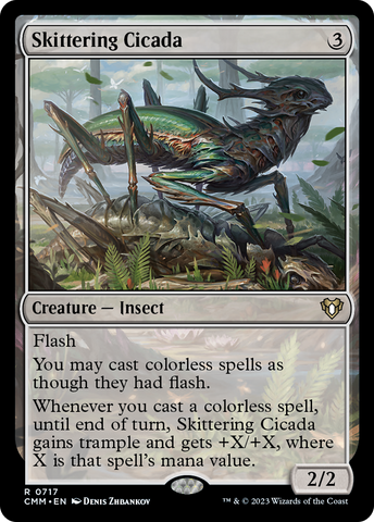 Skittering Cicada (CMM-717) - Commander Masters