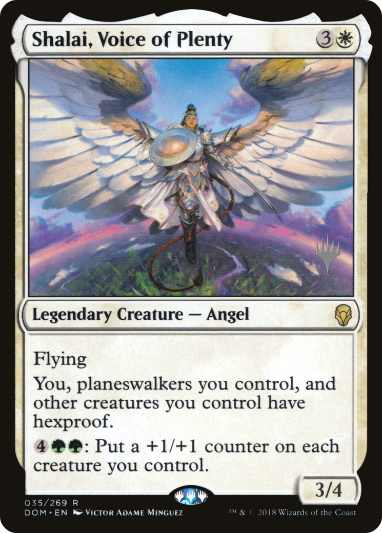 Shalai, Voice of Plenty (PPM20-35P) - Dominaria Promos
