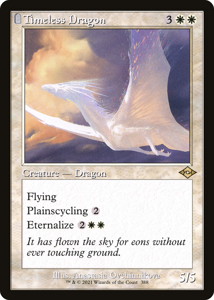Timeless Dragon (MH2-388) - Modern Horizons 2: (tombstone)