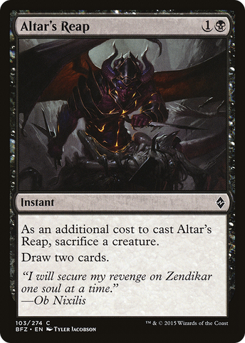 Altar's Reap (BFZ-103) - Battle for Zendikar Foil
